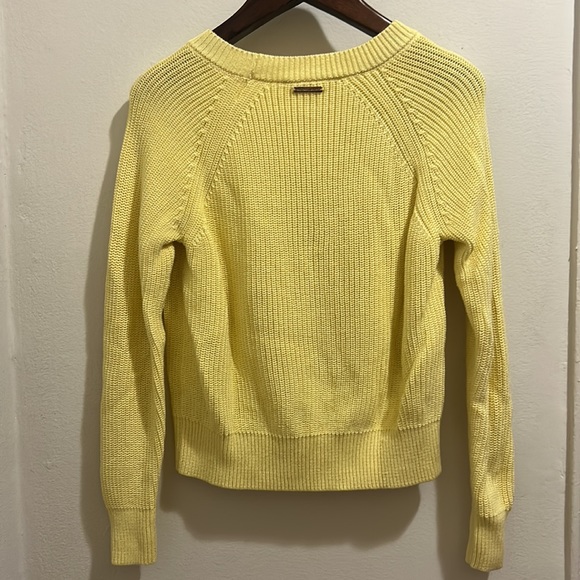Michael Kors Knit Sweater Pastel Yellow - Picture 2 of 8